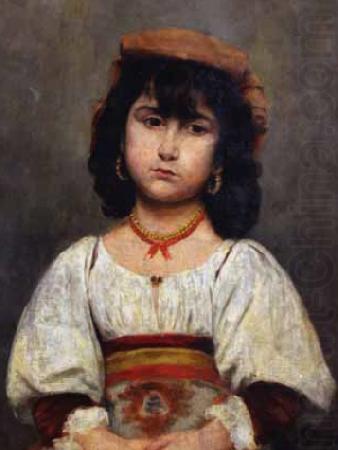 Ion Georgescu Portrait of a Little Girl